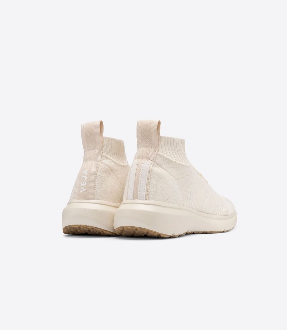 Veja Sneakers Dam - V-Knit X Rick Owens Mid - Vita - 038926-QAS